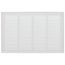 16" x 10" (Wall Opening Size) Return Air Grille, 1/3" (White)