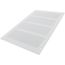 16" x 10" (Wall Opening Size) Return Air Grille, 1/3" (White)