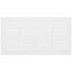 16" x 8" (Wall Opening Size) Return Air Grille, 1/3" (White)