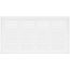 16" x 8" (Wall Opening Size) Return Air Grille, 1/3" (White)