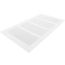 16" x 8" (Wall Opening Size) Return Air Grille, 1/3" (White)