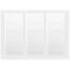 18" x 12" (Wall Opening Size) Return Air Grille, 1/3" (White)