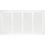 20" x 10" (Wall Opening Size) Return Air Grille, 1/3" (White)