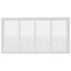 24" x 12" (Wall Opening Size) Return Air Grille, 1/3" (White)