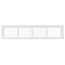 24" x 4" (Wall Opening Size) Return Air Grille, 1/3" (White)