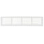 24" x 4" (Wall Opening Size) Return Air Grille, 1/3" (White)