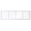 24" x 6" (Wall Opening Size) Return Air Grille, 1/3" (White)