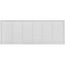 30" x 10" (Wall Opening Size) Return Air Grille, 1/3" (White)