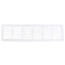 30" x 6" (Wall Opening Size) Return Air Grille, 1/3" (White)