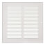 8" x 8" (Wall Opening Size) Return Air Grille, 1/3" (White)