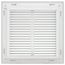 10" x 10" (Wall Opening Size) Sidewall/Ceiling Return Air Filter Grille, 1/2" (White)