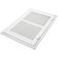 10" x 6" (Wall Opening Size) Sidewall/Ceiling Return Air Filter Grille, 1/2" (White)