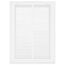 12" x 18" (Wall Opening Size) Sidewall/Ceiling Return Air Filter Grille w/ 1/2" Fin Spacing (White)