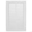 12" x 20" (Wall Opening Size) Sidewall/Ceiling Return Air Filter Grille, 1/2" (White)
