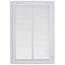 12" x 20" (Wall Opening Size) Sidewall/Ceiling Return Air Filter Grille, 1/2" (White)