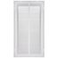 12" x 24" (Wall Opening Size) Sidewall/Ceiling Return Air Filter Grille, 1/2" (White)