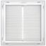 14" x 14" (Wall Opening Size) Sidewall/Ceiling Return Air Filter Grille, 1/2" (White)