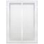 14" x 20" (Wall Opening Size) Sidewall/Ceiling Return Air Filter Grille, 1/2" (White)