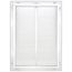 14" x 20" (Wall Opening Size) Sidewall/Ceiling Return Air Filter Grille, 1/2" (White)