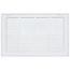 20" x 12" (Wall Opening Size) Sidewall/Ceiling Return Air Filter Grille w/ 1/2" Fin Spacing (White)