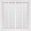 20" x 20" (Wall Opening Size) Sidewall/Ceiling Return Air Filter Grille, 1/2" (White)