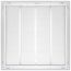 20" x 20" (Wall Opening Size) Sidewall/Ceiling Return Air Filter Grille, 1/2" (White)