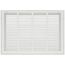 24" x 16" (Wall Opening Size) Sidewall/Ceiling Return Air Filter Grille w/ 1/2" Fin Spacing (White)