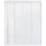 24" x 30" (Wall Opening Size) Sidewall/Ceiling Return Air Filter Grille w/ 1/2" Fin Spacing (White)