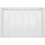 30" x 20" (Wall Opening Size) Sidewall/Ceiling Return Air Filter Grille, 1/2" (White)
