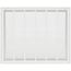 30" x 24" (Wall Opening Size) Sidewall/Ceiling Return Air Filter Grille w/ 1/2" Fin Spacing (White)