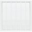 30" x 30" (Wall Opening Size) Sidewall/Ceiling Return Air Filter Grille w/ 1/2" Fin Spacing (White)