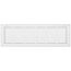 30" x 8" (Wall Opening Size) Sidewall/Ceiling Return Air Filter Grille w/ 1/2" Fin Spacing (White)