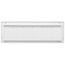 30" x 8" (Wall Opening Size) Sidewall/Ceiling Return Air Filter Grille w/ 1/2" Fin Spacing (White)