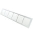 30" x 6" Baseboard Return Air Grille, 1/3" Series 1 (White)