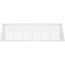 30" x 8" Baseboard Return Air Grille, 1/3" Series (White)
