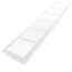 30" x 6" Baseboard Return Air Grille, 1/2" Series 3 (White)