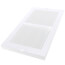 12" x 6" Baseboard Return Air Grille, 1/3" Series 2 (White)