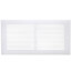 14" x 6" Baseboard Return Air Grille, 1/3" Series 2 (White)
