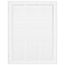 18" x 24" (Wall Opening Size) Sidewall/Ceiling Return Air Filter Grille w/ 1/3" Fin Spacing (White)