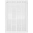 20" x 30" (Wall Opening Size) Sidewall/Ceiling Return Air Filter Grille w/ 1/3" Fin Spacing (White)