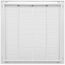 24" x 24" (Wall Opening Size) Sidewall/Ceiling Return Air Filter Grille w/ 1/3" Fin Spacing (White)
