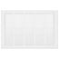 25" x 16" (Wall Opening Size) Sidewall/Ceiling Return Air Filter Grille w/ 1/3" Fin Spacing (White)
