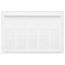 25" x 16" (Wall Opening Size) Sidewall/Ceiling Return Air Filter Grille w/ 1/3" Fin Spacing (White)