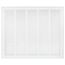25" x 20" (Wall Opening Size) Sidewall/Ceiling Return Air Filter Grille w/ 1/3" Fin Spacing (White)