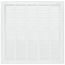 25" x 25" (Wall Opening Size) Sidewall/Ceiling Return Air Filter Grille w/ 1/3" Fin Spacing (White)