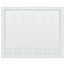 30" x 24" (Wall Opening Size) Sidewall/Ceiling Return Air Filter Grille w/ 1/3" Fin Spacing (White)