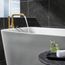 Essence New Ohm Floorstanding Tub Filler U-Spout - C (Brushed Cool Sunrise)