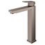 Eurocube Single Hole Single-Handle Deck Mount Vessel Sink Faucet, 1.2 GPM (Hard Graphite), 23671A00