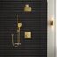 Rainshower Smartactive Square Hand Shower - 3 Sprays, 1.75 Gpm (Brushed Cool Sunrise), 26552GN0