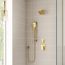 Rainshower Smartactive Square Hand Shower - 3 Sprays, 1.75 Gpm (Brushed Cool Sunrise), 26552GN0